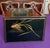 Vintage Chinese Asian Black Lacquer Mop Chinoiserie Table Top Cabinet For Sale - Image 10 of 12