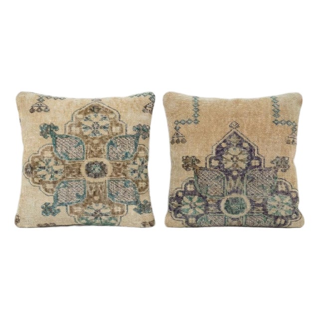 Anatolian Rug Pillow Cover 20'' X 20'' - Set of Two For Sale