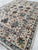 Vase Design Area Rug, Hand-Knotted Wool, Floral, 6x8, Ivory & Turquoise For Sale - Image 10 of 12