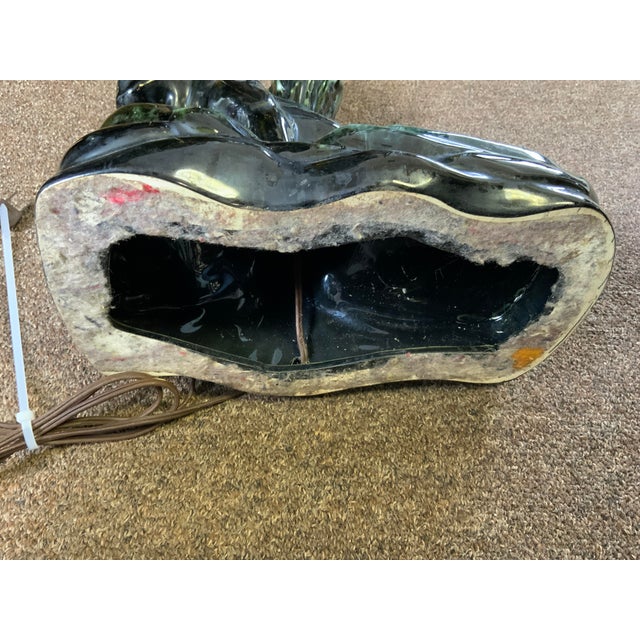 Mid 20th Century Crouching Panther Tv Lamp For Sale - Image 10 of 11