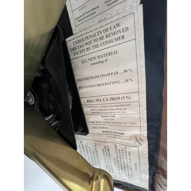 2020s West Elm Mid Century Swivel Counter Stools, Set of Five For Sale - Image 5 of 12