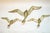 Curtis Jere 970s Mid-Century Modern Brass Flying Seagulls Wall Sculptures - Set of 3 For Sale - Image 4 of 12