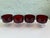Set of 10 Vintage French Luminarc Cavalier Ruby Red Champagne Coupe & Dessert Glasses For Sale In Orlando - Image 6 of 9