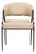 Tatum Taupe Performance Vegan Leather Dining Chair For Sale - Image 9 of 9