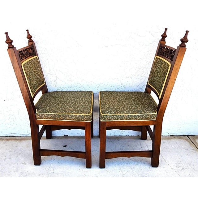 Italian Dining Chairs Tuscan Revival For Sale - Image 10 of 11