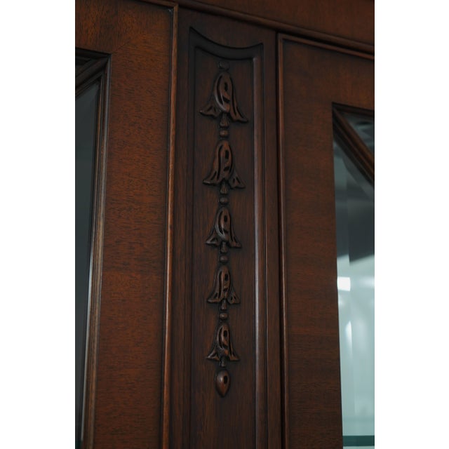 Henkel Harris Model 2348 Mahogany Curio Cabinet For Sale - Image 14 of 18
