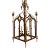 Vintage Gothic Gilt Lantern For Sale