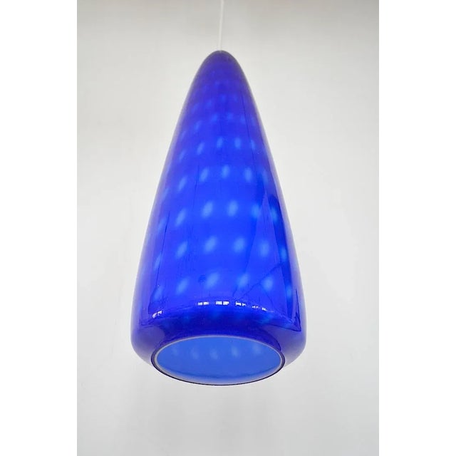 Optica Glass Pendant Lamps by Jo Hammerborg for Fog & Mørup, 1960s, Set of 2 For Sale - Image 6 of 8