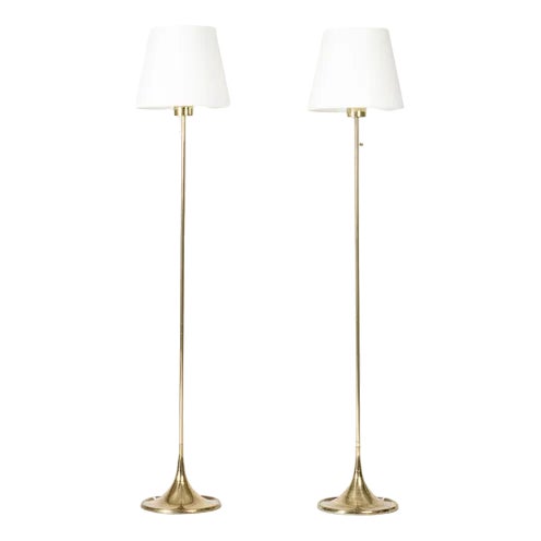Mid-Century Floor Lamps from Bergboms, 1960s, Set of 2 For Sale