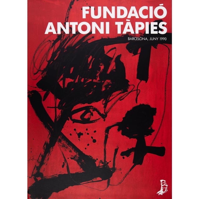 Composition abstraite Poster after Antoni Tapies For Sale - Image 6 of 6