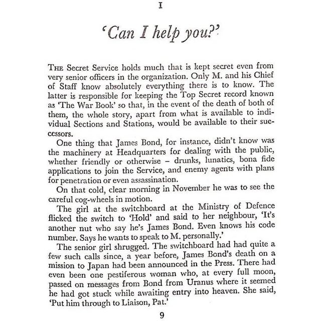 "The Man With the Golden Gun" 1965 Fleming, Ian For Sale In New York - Image 6 of 6