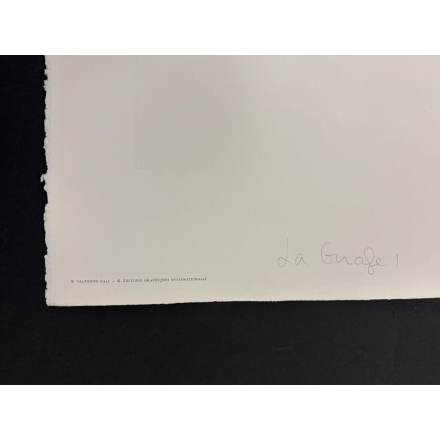 Salvador Dali "Tulip (Lips)" Etching, 1972 For Sale - Image 12 of 12