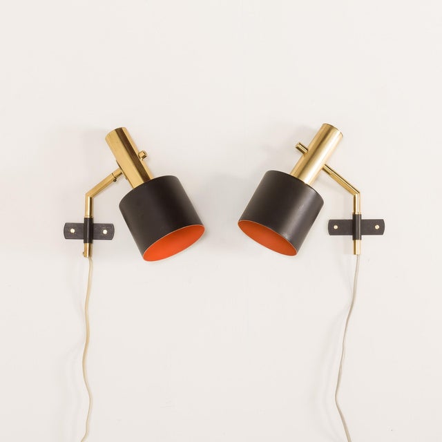 Wall Scones by Svend Aage Holm Sørensen for Holm Sørensen & Co, 1960s, Set of 2 For Sale - Image 16 of 16