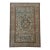 Vintage Malayer Rug | Ivory and Light Blue Central Medallion | 4x7 For Sale