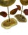 Metal 1970s Mid-Century Modern Brutalist Handcrafted Flower Sculpture Gold Red - a Pair For Sale - Image 7 of 7