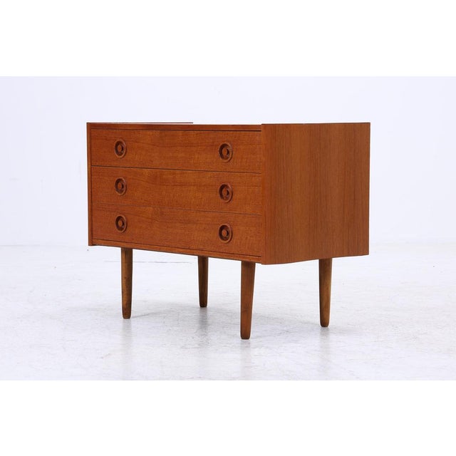 Mid-Century Teak Chest of Drawers For Sale - Image 11 of 13