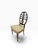 Late 20th Century Vintage Hand-Painted Neoclassical Plume Back Side Chair, Newly Reupholstered For Sale - Image 5 of 12