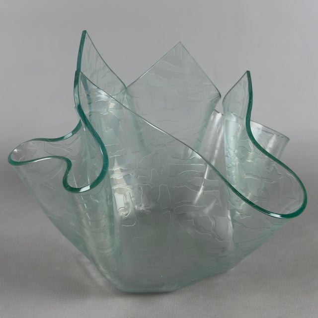 Cartoccio Vase in Glass For Sale - Image 10 of 10
