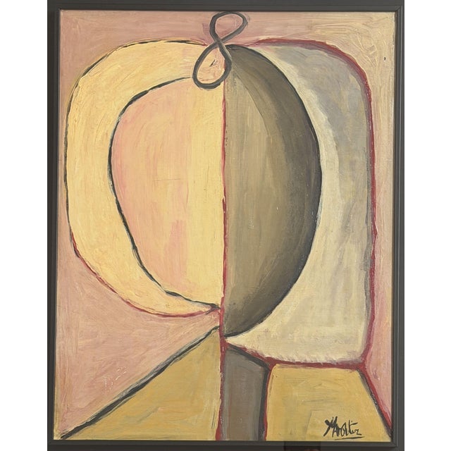 Manuel Ángeles Ortiz, Oil on panel, 48 x 37.5 cm. Framed: 61.5 x 51 cm. Signed and authenticated work. A similar work...