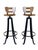 Vintage Brutalist Bar Stools in Iron and Wood, 1960s, Set of 2 For Sale - Image 18 of 18