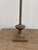 Vintage Taupe Crackled Finish Buffet Lamp With Shade For Sale - Image 4 of 7
