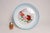 Large Bumper Shoot flowers and rose motif enameled metal tray/platter (China, ca. 1980s). Appealing floral pattern and...
