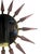 Metal Murano Glass Mirror attributed to Gino Cenedese, 1980s For Sale - Image 7 of 9