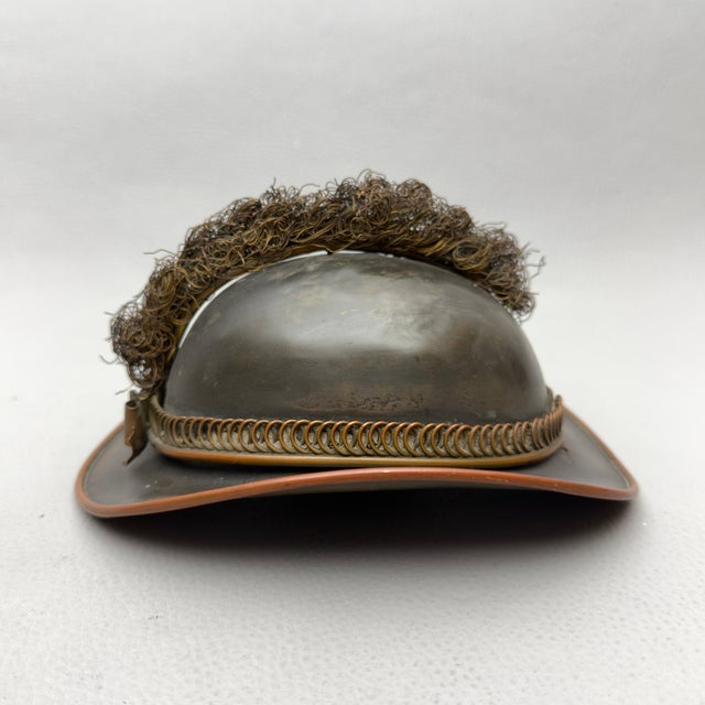 Antique Brass Helmet Inkwell, Early 1900s For Sale - Image 5 of 13