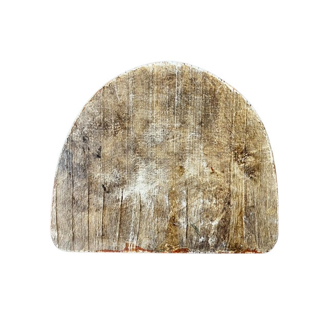 Antique Religious Folk Art - Carved Wooden Spanish Colonial Santos Figure of the Madonna and Child For Sale - Image 12 of 18