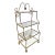 Italian Gilt Etagere With Glass Shelves For Sale