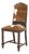 Cow Hide Upholstered Side Chair For Sale