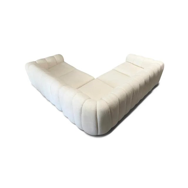 1970s Vintage Jay Spectre Channeled Sectional For Sale In Chicago - Image 6 of 10