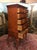 Tiger Maple Queen Anne Highboy, Baker Furniture For Sale - Image 10 of 15