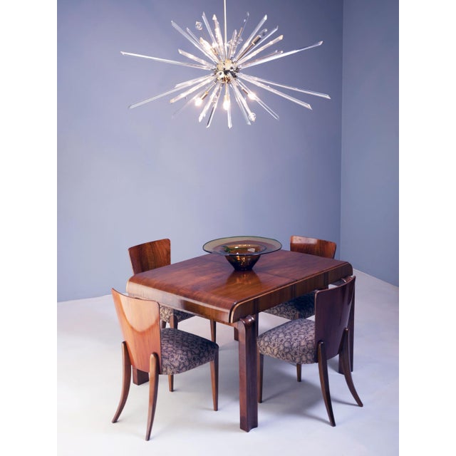 Vintage Extendable Dining Table, 1930s, Set of 5 For Sale - Image 12 of 15