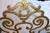 1990s French Rococo Louis XIV Style Gilt Fireplace Screen For Sale - Image 4 of 7