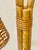 Camel French Bamboo & Rattan Double Light Table Lamp For Sale - Image 8 of 16