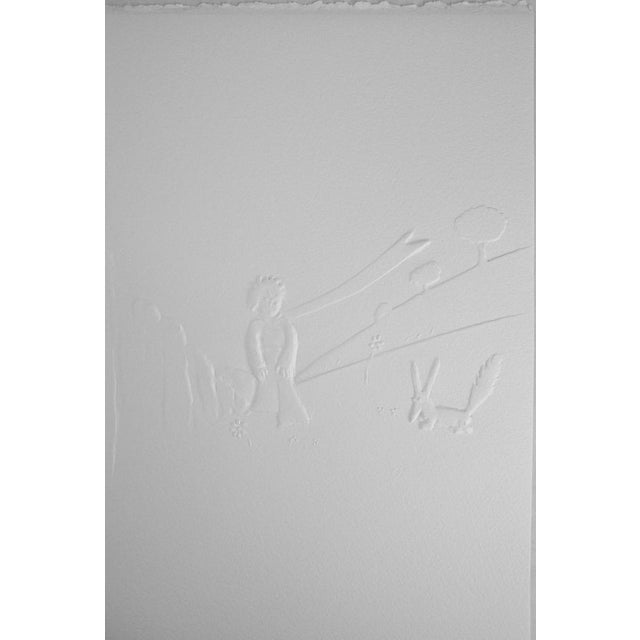 Antoine De Saint-Exupery, Le petit prince et le renard, Etching For Sale - Image 4 of 4
