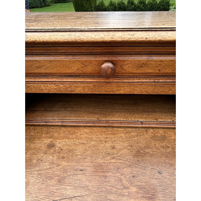 French Oak Antique Writing Desk For Sale - Image 15 of 18