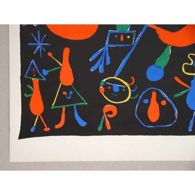 After Joan Miro, Barcelona, 1949, Lithograph with Stencil For Sale - Image 5 of 12