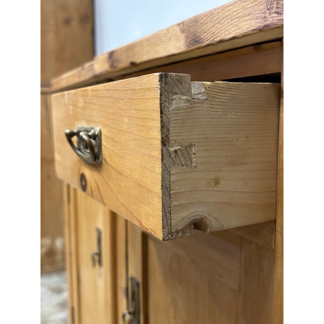 Early 20th Century European Pine Nightstands For Sale - Image 4 of 10
