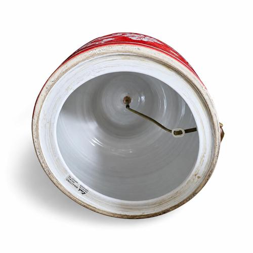 2000 - 2009 Sicilian Baroque Style Ceramic Lamp For Sale - Image 5 of 9