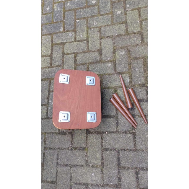 Wood Danish Sewing Box in Teak, 1960s For Sale - Image 7 of 18