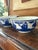 1970s Vintage Chinese Blue and White Scholar Bowls Porcelain - Set of 5 For Sale - Image 5 of 8