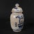 Chinoiserie Crackle Glaze Blue White Guigu Descending Mountain Figural Ginger Jar For Sale In Los Angeles - Image 6 of 9