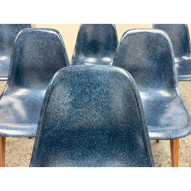 Case Study Furniture Shell Spyder Base Side Chairs, Set of Six For Sale In San Francisco - Image 6 of 12