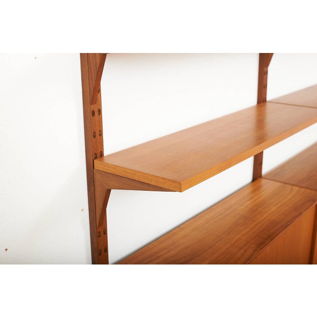 Brown Wall Shelf in Teak by Poul Cadovius for Cado, 1948 For Sale - Image 8 of 9
