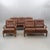 Vintage Three-Piece Sofa Set in Leather, 1980, Set of 3 For Sale - Image 3 of 12