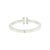 A 21st-century sterling silver hinged cuff bracelet by Tiffany & Co. This piece features a sleek, minimalist design with a...