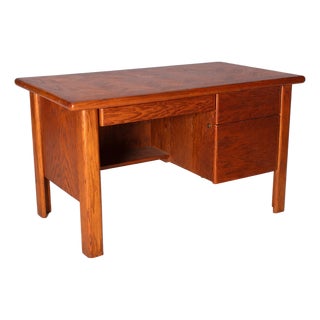 Desk with Task Chair, United States, 1970s, Set of 2 For Sale