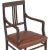 French Art Nouveau Walnut Armchair, 1890s For Sale - Image 5 of 11